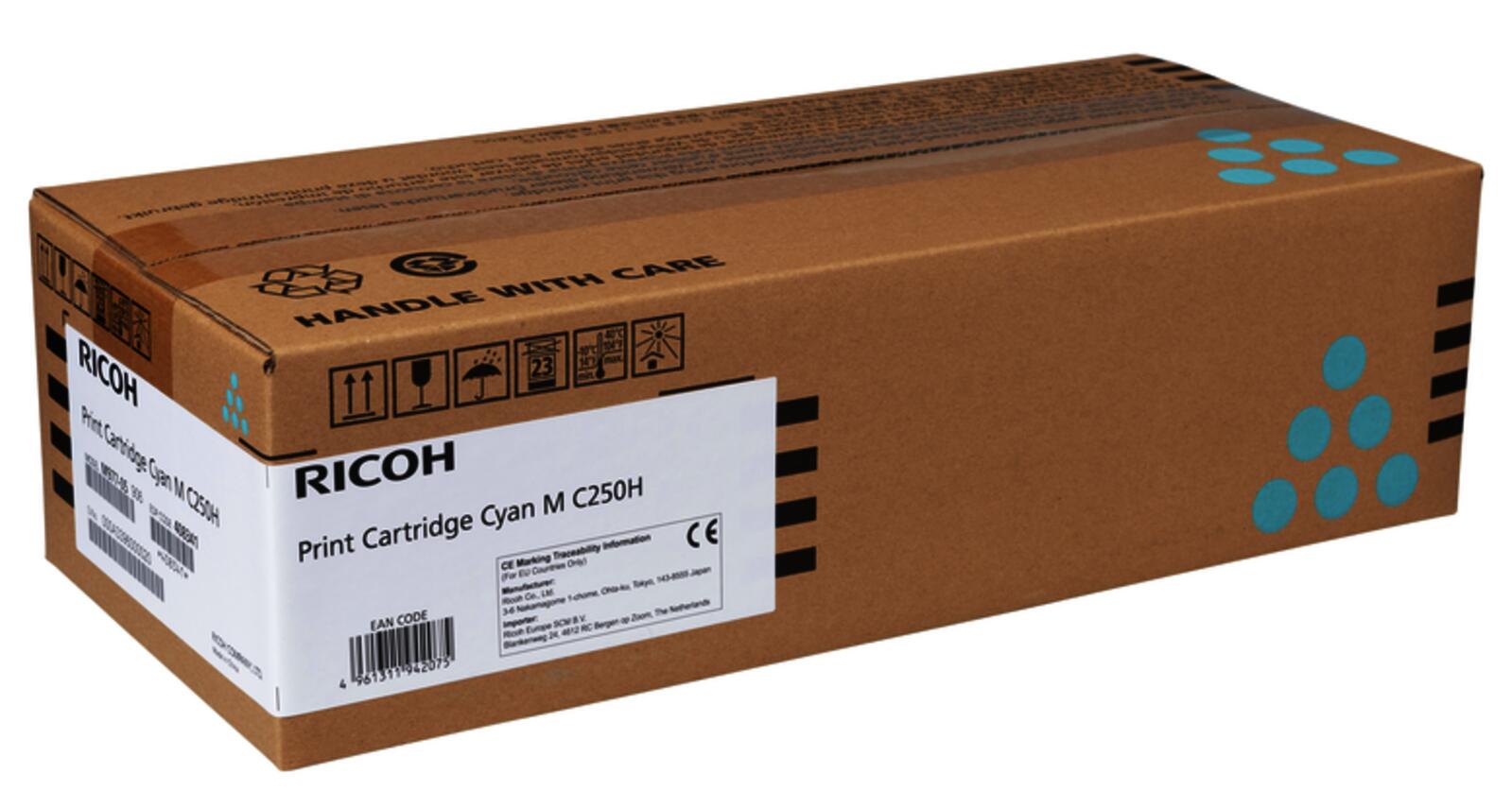 Ricoh Original M C250H Toner - cyan (408341) Ricoh Original M C250H Toner - cyan (408341)